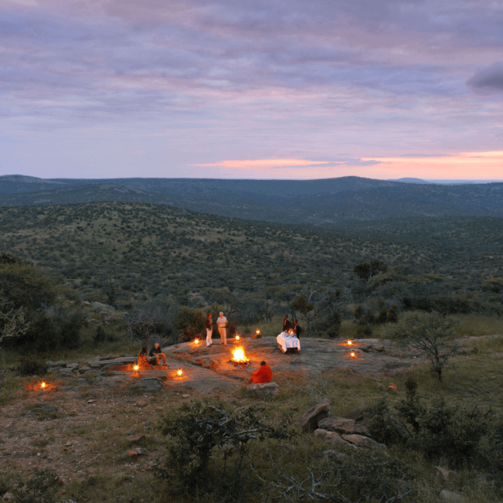 Ole Ntile Lodge bush dinner